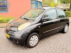 Zwart Gebruikt 2006 Nissan Micra Visia Hatchback | € 1.449 (Super prijs)