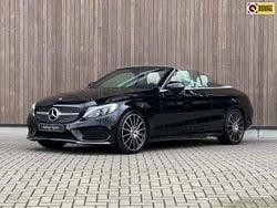 Zwart, metallic lak Gebruikt 2017 Mercedes C250 AMG Cabriolet | € 29.900