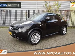 Zwart, metallic lak Gebruikt 2010 Nissan Juke Acenta SUV | € 4.945 (Iets duurder)