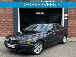 Zwart Gebruikt 2001 BMW 520 Executive Sedan | € 4.999 (Super prijs)