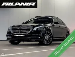 Zwart, metallic lak Gebruikt 2019 Mercedes S350 Premium Plus Sedan | € 54.950 (Iets duurder)