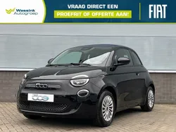 Zwart Nieuw 2025 Fiat 500e Urban Cabriolet | € 39.250