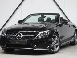 Zwart Gebruikt 2018 Mercedes 200 AMG line Cabriolet | € 25.999 (Super prijs)