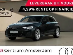 Zwart Nieuw 2025 Audi A3 Sportback S-Line Hatchback | € 49.950 (Iets duurder)