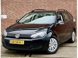 Zwart (metallic) Gebruikt 2011 VW Golf VI Trendline Stationwagen | € 3.950 (Super prijs)