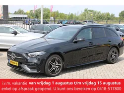 Zwart Gebruikt 2022 Mercedes C300 AMG line Stationwagen | € 36.900 (Goede deal)