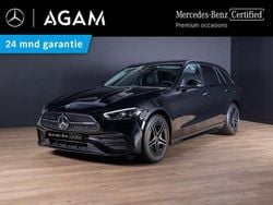 Zwart, metallic lak Gebruikt 2024 Mercedes C300e AMG line Stationwagen | € 46.950 (Goede deal)