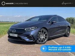 Blauw Nieuw 2025 Mercedes EQS450+ AMG line Hatchback | € 118.850 (Super prijs)