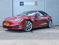 Rood Gebruikt 2018 Tesla Model S Performance Sedan | € 34.995