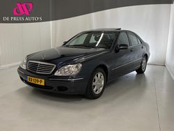 Zwart Gebruikt 2002 Mercedes S320 Sedan | € 12.950 (Eerlijke prijs)