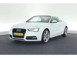 Wit, metallic lak Gebruikt 2013 Audi A5 Cabriolet S-Line Cabriolet | € 18.949 (Iets duurder)
