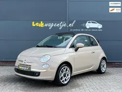 Bruin Gebruikt 2015 Fiat 500C Lounge Cabriolet | € 9.940 (Eerlijke prijs)