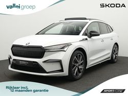 Wit, metallic lak Gebruikt 2022 Skoda Enyaq iV SportLine SUV | € 36.900 (Eerlijke prijs)
