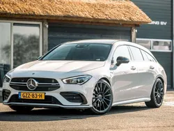 Wit, metallic lak Gebruikt 2021 Mercedes CLA35 AMG Shooting Brake Premium Plus Stationwagen | € 44.950