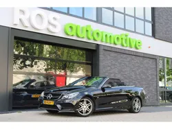 Zwart Gebruikt 2016 Mercedes E200 Ambition Cabriolet | € 16.950