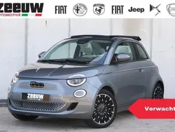 Grijs Gebruikt 2021 Fiat 500e La Prima Cabriolet | € 24.900 (Eerlijke prijs)