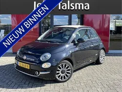 Zwart Gebruikt 2017 Fiat 500C Lounge Cabriolet | € 10.945 (Eerlijke prijs)