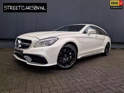 Wit, metallic lak Gebruikt 2015 Mercedes CLS63 AMG Shooting Brake AMG Stationwagen | € 49.950