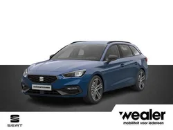 Blauw, metallic lak Nieuw 2024 Seat Leon ST FR Stationwagen | € 38.980 (Super prijs)