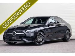 Zwart Gebruikt 2024 Mercedes C300e AMG line Sedan | € 51.500 (Eerlijke prijs)