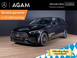 Zwart Gebruikt 2024 Mercedes C300 AMG line Stationwagen | € 46.950 (Super prijs)