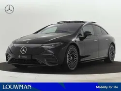 Zwart Nieuw 2025 Mercedes EQS580 AMG line Hatchback | € 117.995