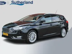 Zwart, metallic lak Gebruikt 2015 Ford Focus Titanium Stationwagen | € 8.850 (Eerlijke prijs)