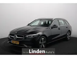 Zwart Gebruikt 2022 Mercedes C300 Luxury Stationwagen | € 33.950 (Eerlijke prijs)