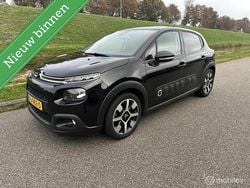 Zwart Gebruikt 2017 Citroën C3 PureTech Hatchback | € 4.950 (Goede deal)