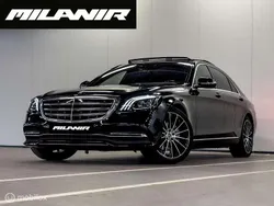Zwart, metallic lak Gebruikt 2019 Mercedes S350 Premium Plus Sedan | € 54.950 (Duur)