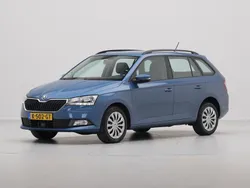 Blauw, metallic lak Gebruikt 2020 Skoda Fabia Ambition Stationwagen | € 12.440 (Goede deal)