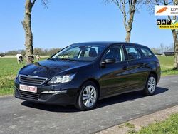 Zwart Gebruikt 2015 Peugeot 308 SW Stationwagen | € 5.499