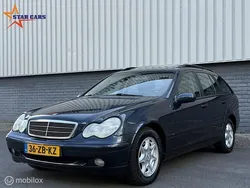 Blauw Gebruikt 2003 Mercedes C180 Classic Stationwagen | € 2.499 (Eerlijke prijs)