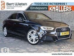Zwart Gebruikt 2019 Audi A3 S-Line Sedan | € 18.950 (Eerlijke prijs)