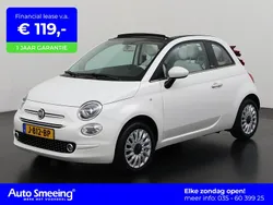 Wit Gebruikt 2019 Fiat 500C Lounge Cabriolet | € 8.945 (Super prijs)