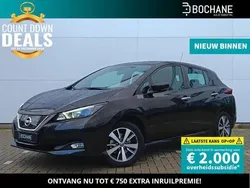 Brilliant black m Gebruikt 2020 Nissan Leaf Acenta Hatchback | € 13.250 (Eerlijke prijs)