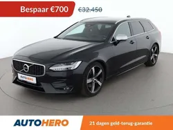 Zwart Gebruikt 2019 Volvo V90 R-Design Stationwagen | € 31.949 (Eerlijke prijs)