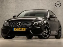 Zwart Gebruikt 2018 Mercedes C180 AMG Sedan | € 21.945 (Goede deal)