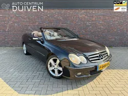 Zwart, metallic lak Gebruikt 2008 Mercedes CLK200 Elegance Cabriolet | € 6.450 (Goede deal)