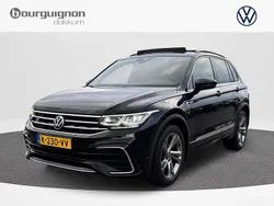 Zwart Gebruikt 2021 VW Tiguan R-line SUV | € 27.999 (Eerlijke prijs)