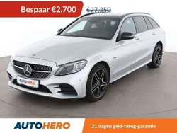 Grijs Gebruikt 2020 Mercedes C300e AMG line Stationwagen | € 24.849 (Super prijs)