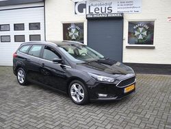 Zwart (metallic) Gebruikt 2015 Ford Focus Titanium Stationwagen | € 8.450 (Super prijs)