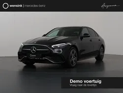 Zwart Gebruikt 2025 Mercedes C300 AMG line Sedan | € 54.950 (Super prijs)
