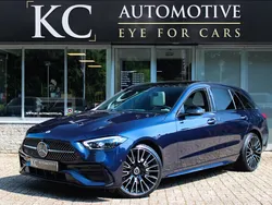 Blauw Gebruikt 2022 Mercedes C300 AMG Stationwagen | € 40.945 (Iets duurder)
