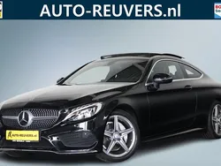 Zwart Gebruikt 2016 Mercedes C180 AMG line Coupé | € 23.900 (Eerlijke prijs)
