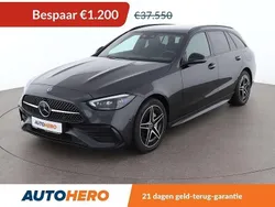 Grijs Gebruikt 2022 Mercedes C300e AMG line Stationwagen | € 36.549 (Super prijs)