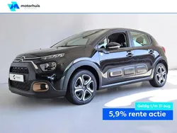 Zwart Gebruikt 2022 Citroën C3 PureTech Hatchback | € 14.745 (Eerlijke prijs)