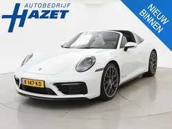 Wit, metallic lak Gebruikt 2021 Porsche 911 Targa 4S Cabriolet | € 169.911 (Super prijs)