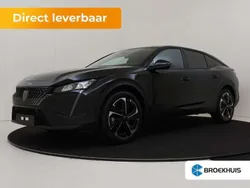 Zwart, metallic lak Nieuw 2025 Peugeot 408 Allure Sedan | € 43.513 (Iets duurder)