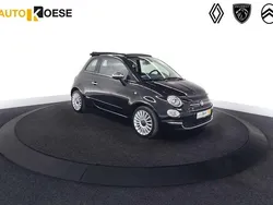 Zwart Gebruikt 2018 Fiat 500C Lounge Cabriolet | € 13.700 (Eerlijke prijs)